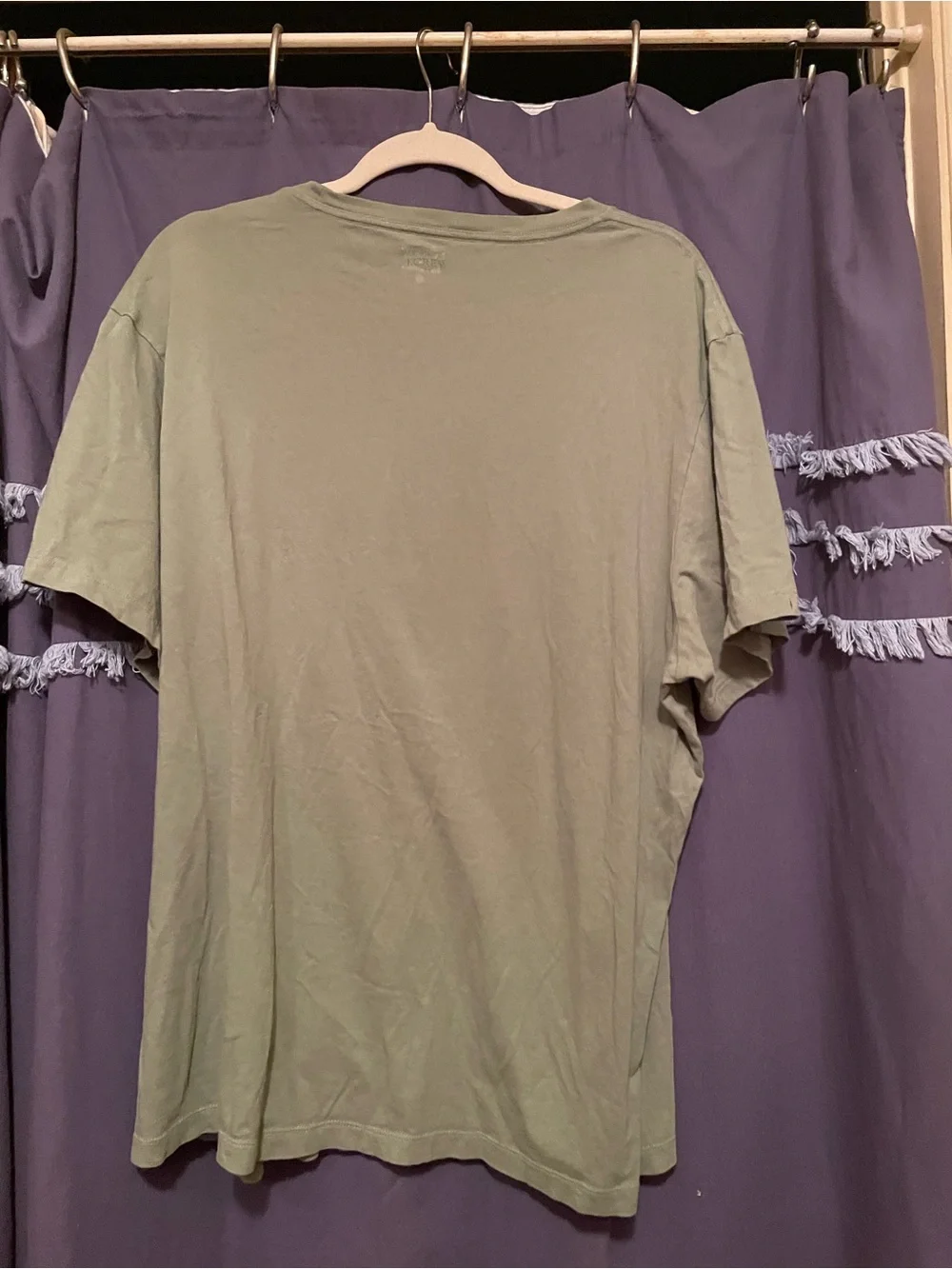 J. Crew Olive Green Dog Graphic Tee